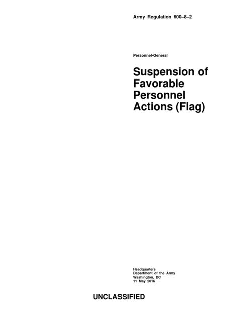 Suspension of Favorable Personnel Actions (Flag) .
